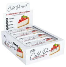 Fibre Boost Cold Pressed Protein Bars Strawberry Cheesecake 60g Box of 12
