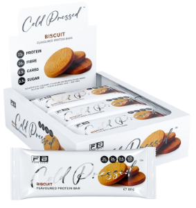 Fibre Boost Cold Pressed Protein Bars Biscuit 60g Box of 12