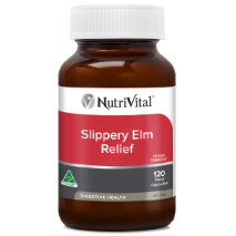 NutriVital Slippery Elm Relief 120 Capsules