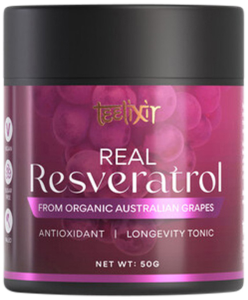 Teelixir Real Resveratrol From Organic Australian Grapes 50g