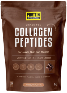 Protein Supplies Australia Grass Fed Collagen Peptides 1kg Chocolate