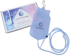 Happy Bum Bag 2Lt Premium Silicone Enema Kit