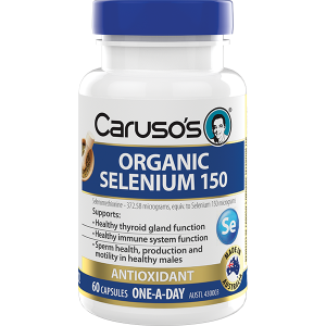 Caruso's Organic Selenium 150 60 Vegetable capsules