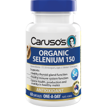 Caruso's Organic Selenium 150 60 Vegetable capsules