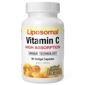 Natural Factors Liposomal Vitamin C 90 Softgel Capsules