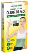 Nature's Shield Organic Cotton Castor Oil Pack Waist Wrap (50cm x 22cm)