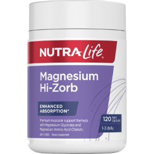 Nutra-Life Magnesium Hi-Zorb 120 Capsules
