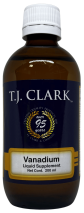 TJ Clark Vanadium Liquid Supplement 200mL
