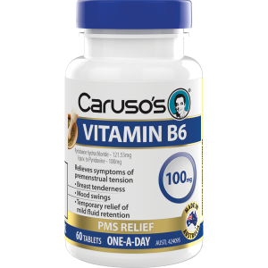 Caruso's Vitamin B6 100mg Pyridoxine 60 Tablets