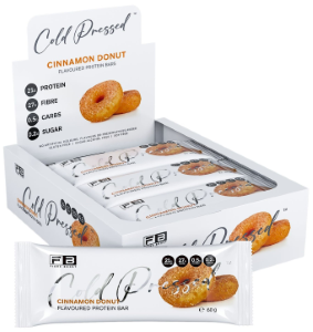 Fibre Boost Cold Pressed Protein Bars Cinnamon Donut 60g Box of 12
