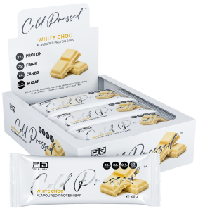 Fibre Boost Cold Pressed Protein Bars White Choc 60g Box of 12 