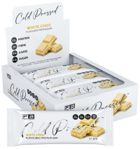 Fibre Boost Cold Pressed Protein Bars White Choc 60g Box of 12