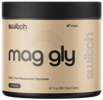 Switch Nutrition Mag Gly 100% Pure Magnesium Glycinate 90 Capsules