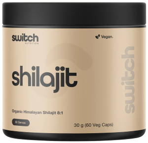 Switch Nutrition Shilajit Organic Himalayan Shilajit 8:1 60 Caps