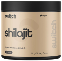 Switch Nutrition Shilajit Organic Himalayan Shilajit 8:1 60 Caps