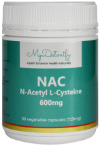 MyDetoxify NAC (N-Acetyl L-Cysteine) 600mg 90 Capsules
