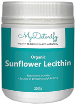 Mydetoxify Organic Sunflower Lecithin 250g