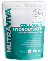 Nutraviva NesProteins Grass Fed Beef Collagen Hydrolysate Halal Certified 800g Unflavoured
