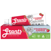 Grants Of Australia Kids Natural Toothpaste Strawberry Surprise 75g