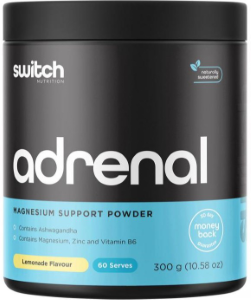 Switch Nutrition Adrenal Magnesium Support Powder Lemonade 300g