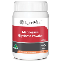 NutriVital Magnesium Glycinate Powder 400g