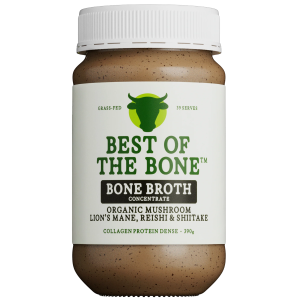 Best of the Bone Grass-Fed Beef Bone Broth Concentrate 390g Organic Mushroom