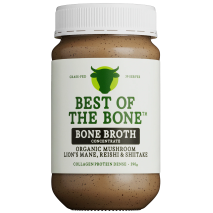 Best of the Bone Grass-Fed Beef Bone Broth Concentrate 390g Organic Mushroom