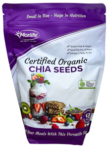 Morlife Chia Seeds Certified Organic 1kg
