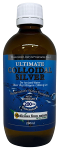 Medicines From Nature Ultimate Colloidal Silver 200PPM (200mg/Lt) 200ml