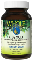 Whole Earth & Sea Kids Multivitamin 60 Chewable Tablets Berry