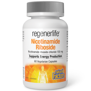Natural Factors Regenerlife Nicotinamide Riboside 60 Vegetarian Capsules