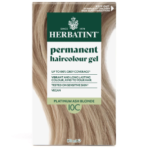 Herbatint Permanent Hair Colour Gel 10C Platinum Ash Blonde 170mL