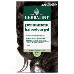 Herbatint Permanent Hair Colour Gel 5C Light Ash Chestnut 170mL