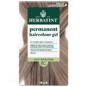 Herbatint Permanent Hair Colour Gel 8C Light Ash Blonde 170mL