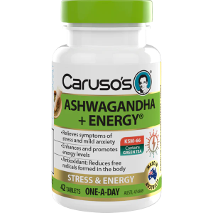 Caruso's Ashwagandha + Energy 42 Tablets