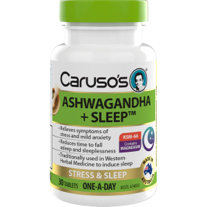 Caruso's Ashwagandha + Sleep 30 Tablets