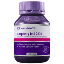 Henry Blooms Raspberry Leaf 2000mg 60 Vegetarian Capsules