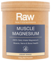 Amazonia Raw Real Food Nutrients Muscle Magnesium Creamy Mango 100g