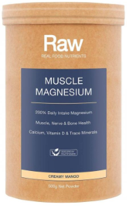 Amazonia Raw Real Food Nutrients Muscle Magnesium Creamy Mango 500g
