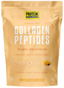 Protein Supplies Australia Grass Fed Collagen Peptides 1kg Mango Passionfruit