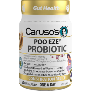 Caruso's Poo Eze Probiotic 60 Hard Capsules