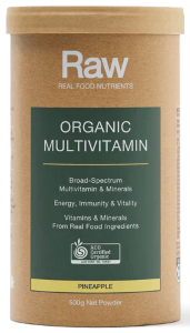 Amazonia Raw Organic Multivitamin Pineapple 500g
