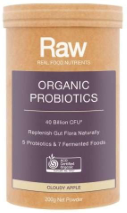 Amazonia Raw Real Food Nutrients Organic Probiotics Cloudy Apple 200g