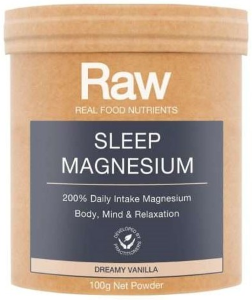 Amazonia Raw Real Food Nutrients Sleep Magnesium Dreamy Vanilla 100g