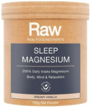 Amazonia Raw Real Food Nutrients Sleep Magnesium Dreamy Vanilla 100g