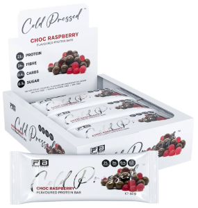 Fibre Boost Cold Pressed Protein Bars Chocolate Raspberry 60g Box of 12