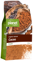 Planet Organic Certified Organic Natural Cacao Powder 500g