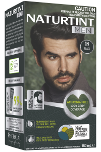 Naturtint Men Permanent Hair Colour Gel 1N Black 170mL
