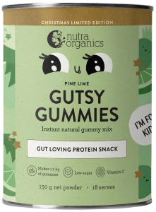 Nutra Organics Gutsy Gummies (Gut Loving Snack) Pine Lime 150g