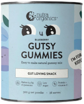 Nutra Organics Gutsy Gummies (Gut Loving Snack) Blueberry 300g